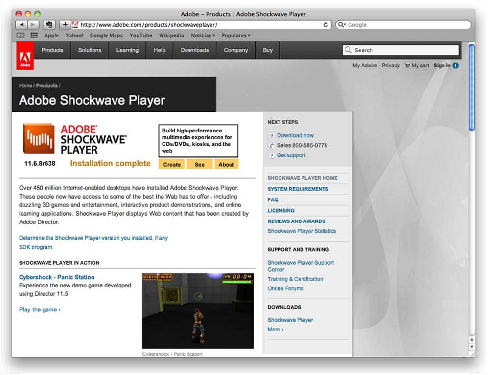 Shockwave For Mac